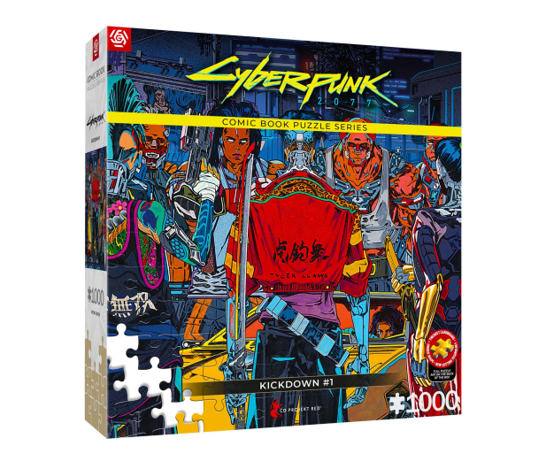 Good Loot Comic Book Puzzle: Cyberpunk 2077 Kickdown - 1503937 - zdjęcie